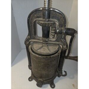 Enterprise No.25 Cast Iron Lard/Fruit Press & Sausage Stuffer – Philadelphia USA